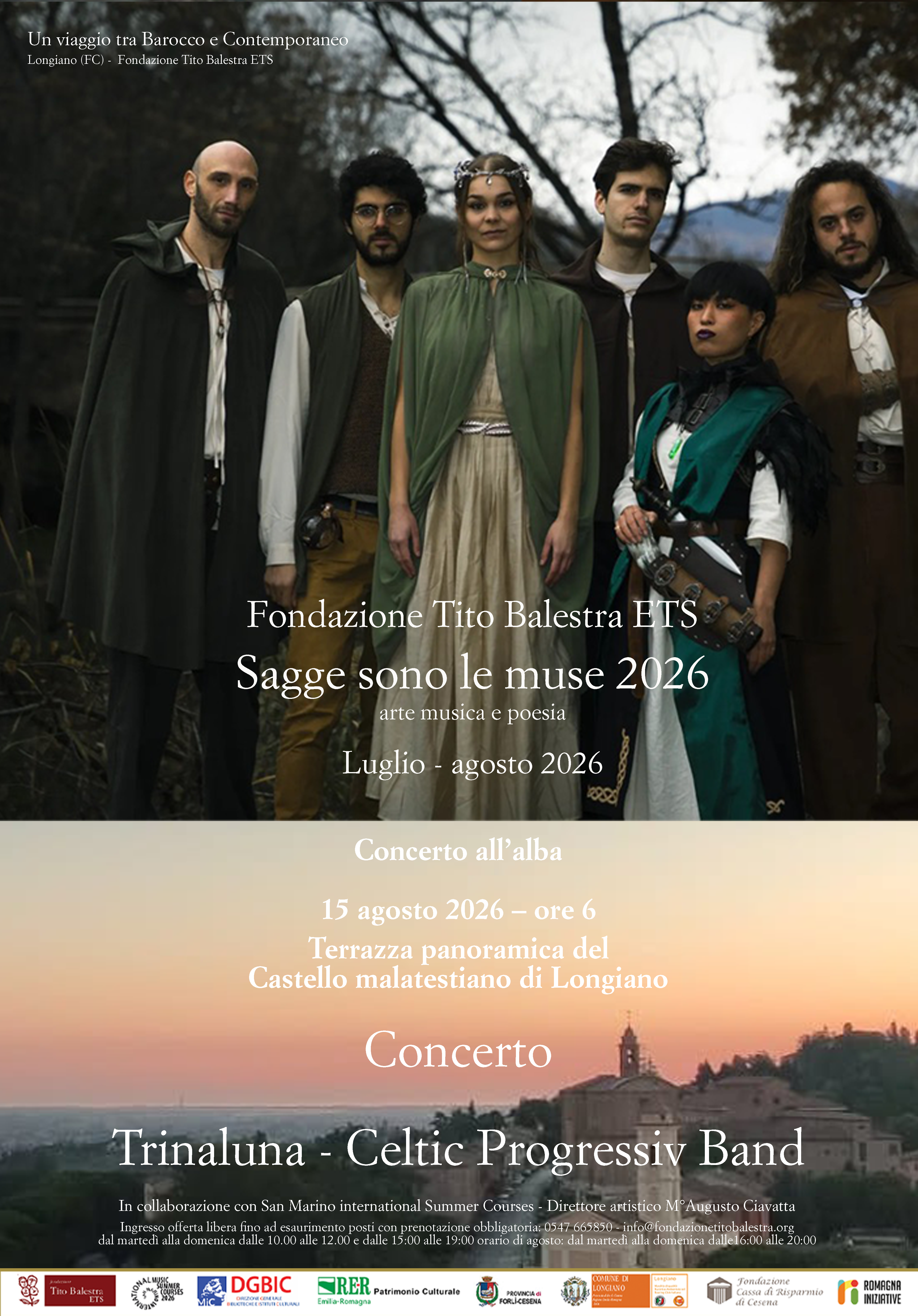 Fondazione Tito Balestra ETS immagine dell'evento: Concerto all’alba: Trinaluna